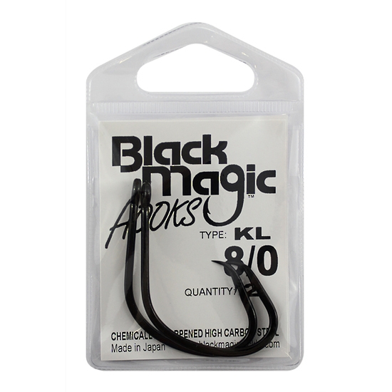 Black Magic KL Hook: 8/0: Small